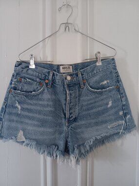 AGOLDE VINTAGE PARKER CUTOFF SHORTS 28 100% COTTON